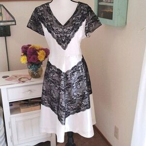 Geode Lace and Silky Dressy Dress